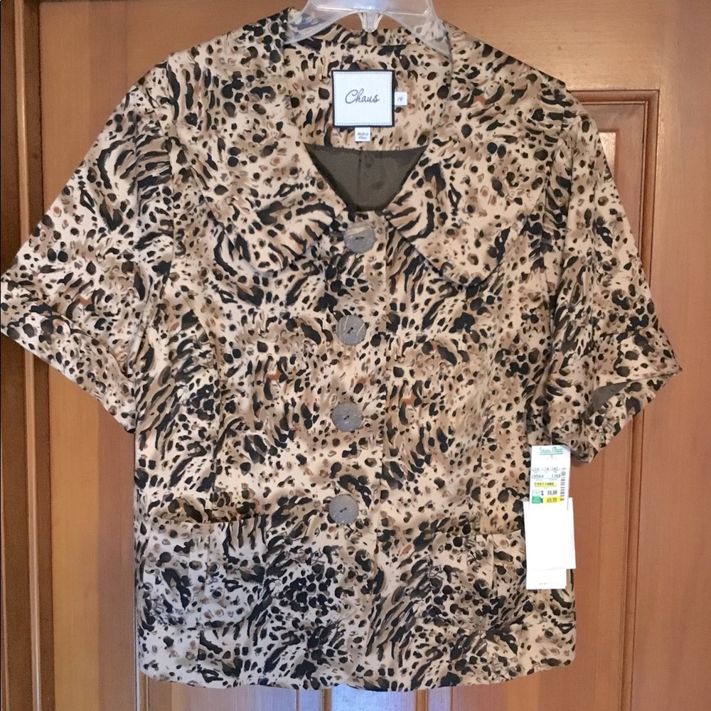 Chaus Short Sleeve Blazer